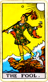 Fool card from the Ryder Waite deck